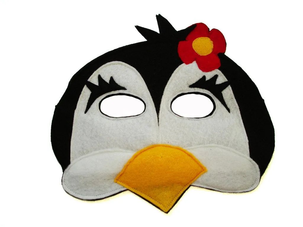 Máscaras de Carnaval: máscara de pingüino
