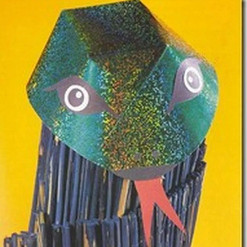 Máscaras de Carnaval: Máscara de serpiente con moldes Máscaras de Carnaval: Máscara de serpiente con moldes