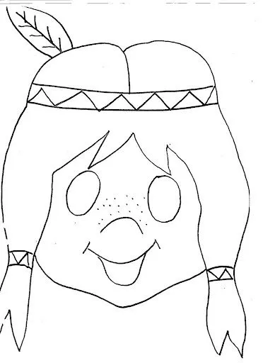 MASCARAS DE CARNAVAL PARA NIÑOS Y COLOREAR