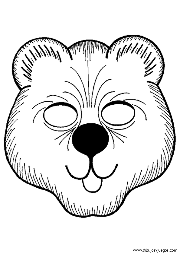 Caras de osos para pintar - Imagui