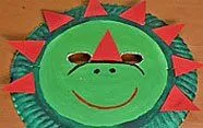 Máscaras de Carnaval con platos de papel. Manualidades para niños Máscaras de Carnaval con platos de papel. Manualidades para niños