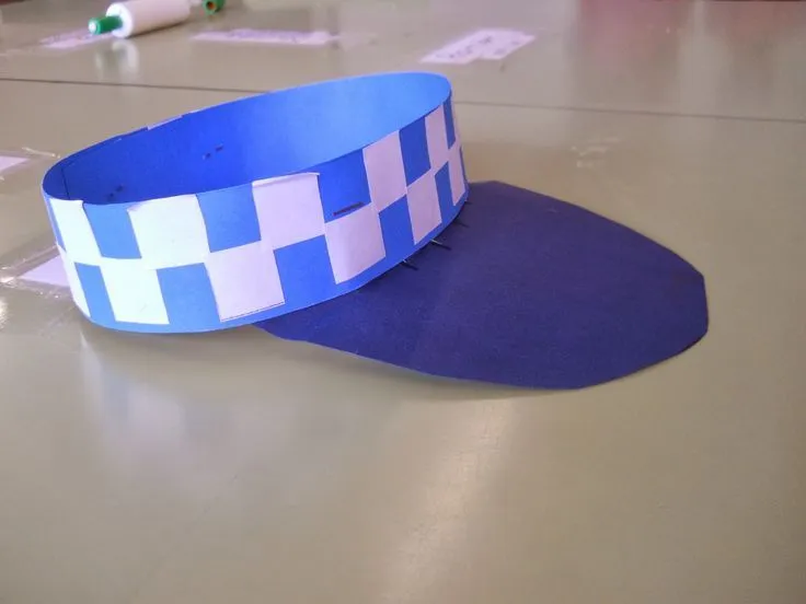 Máscaras de Carnaval: Policia sombrero en cartulina con moldes Máscaras de Carnaval: Policia sombrero en cartulina con moldes