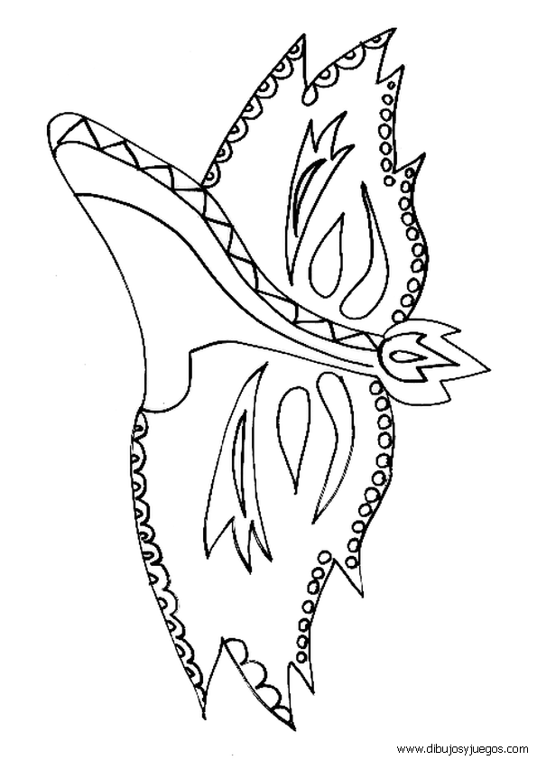 mascaras-carnaval-venecia-006 | Dibujos y juegos, para pintar y ...