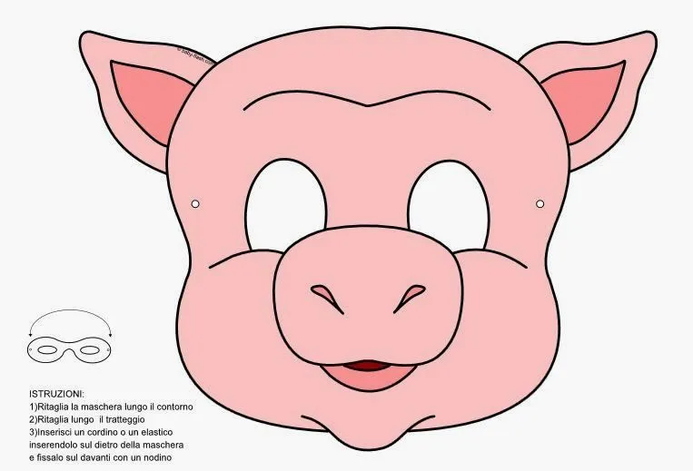 Como hacer mascaras de fomi de cerditos - Imagui Como hacer mascaras de fomi de cerditos - Imagui