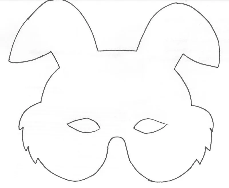 Moldes de Conejos Colouring Pages