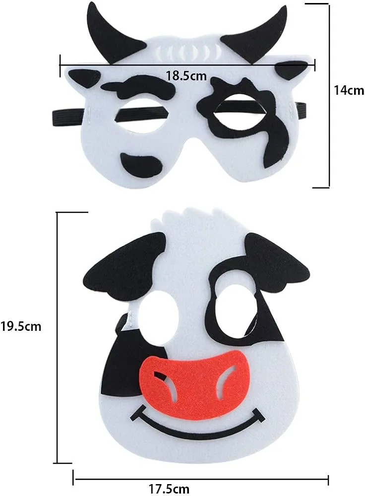 Máscaras de fieltro de animales de TRIEtree, 30 piezas, máscaras de animales para fiestas infantiles, máscaras de animales surtidos, suministros de fiesta de disfraces de Halloween ideales para fiestas de zoológico de Máscaras de fieltro de animales de TRIEtree, 30 piezas, máscaras de animales para fiestas infantiles, máscaras de animales surtidos, suministros de fiesta de disfraces de Halloween ideales para fiestas de zoológico de