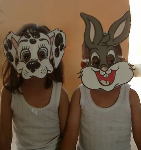 Mascaras en fomy de perro - Imagui