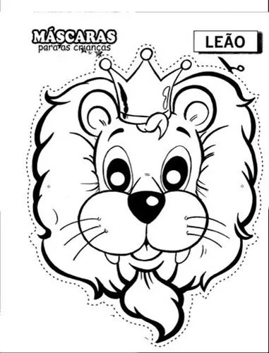 Máscaras para imprimir y colorear de animales | Jugar y colorear