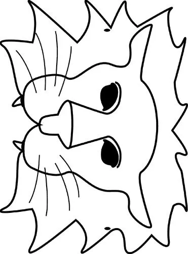 Máscaras para imprimir y colorear de animales | Jugar y colorear Máscaras para imprimir y colorear de animales | Jugar y colorear