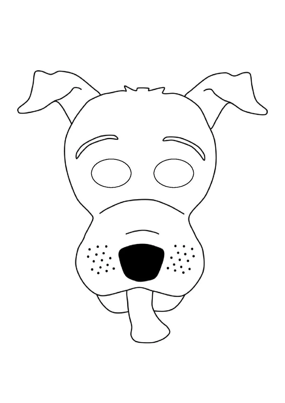 Máscaras para imprimir y colorear - Colorear dibujos infantiles Máscaras para imprimir y colorear - Colorear dibujos infantiles