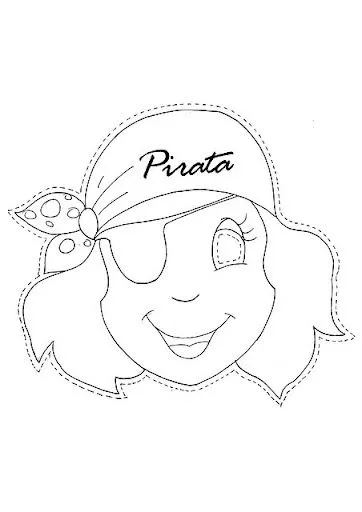 Mascaras de piratas para imprimir - Imagui