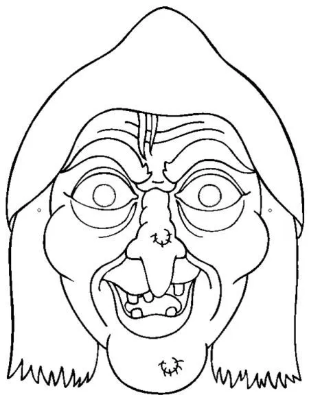 Maestra de Infantil: Máscaras y caretas de Halloween para colorear Maestra de Infantil: Máscaras y caretas de Halloween para colorear