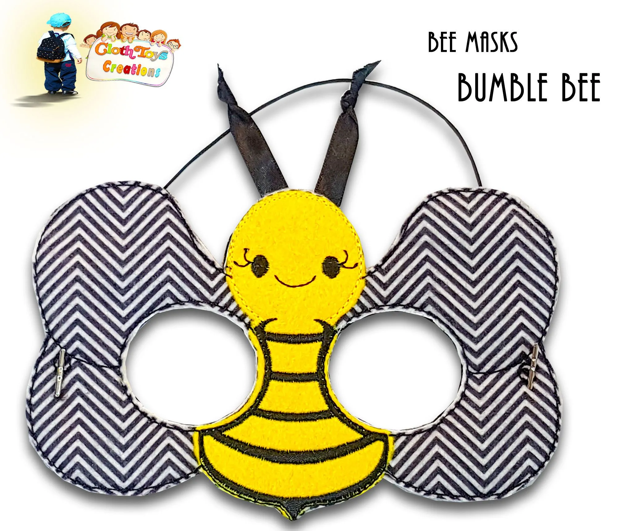 Máscaras temáticas de abejas de fieltro colmena de abejas - Etsy México Máscaras temáticas de abejas de fieltro colmena de abejas - Etsy México