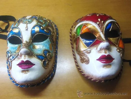 Mascaras venecianas (Arte - Escultura - Otros Materiales) Mascaras venecianas (Arte - Escultura - Otros Materiales)