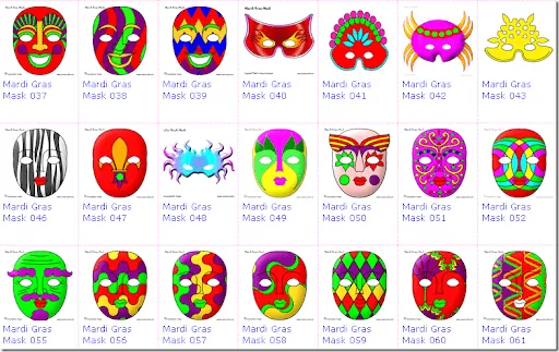 Mascaras muy vistosas para carnaval | Máscaras de Carnaval