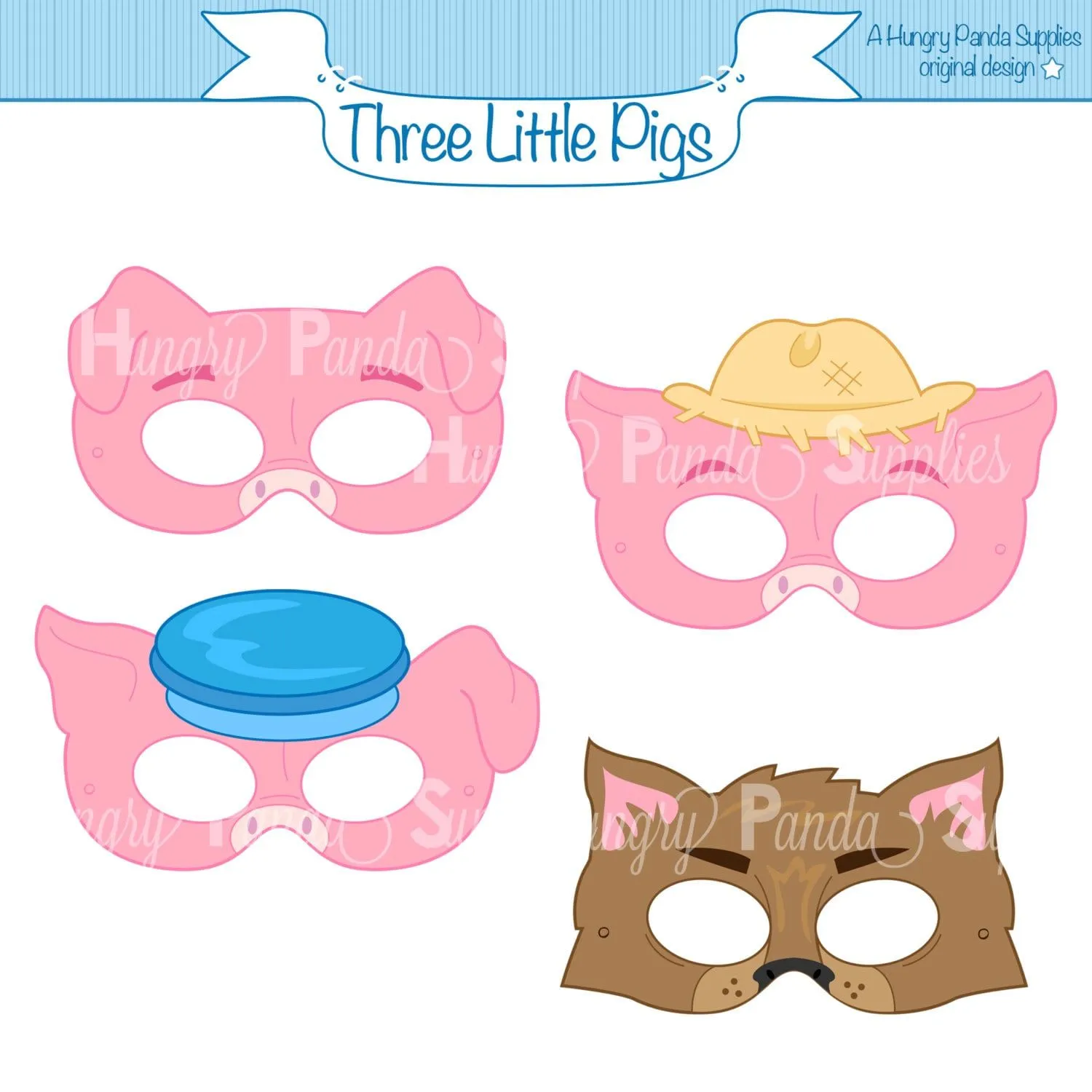 Mascarillas Imprimibles de Los Tres Cerditos tres cerditos - Etsy México Mascarillas Imprimibles de Los Tres Cerditos tres cerditos - Etsy México