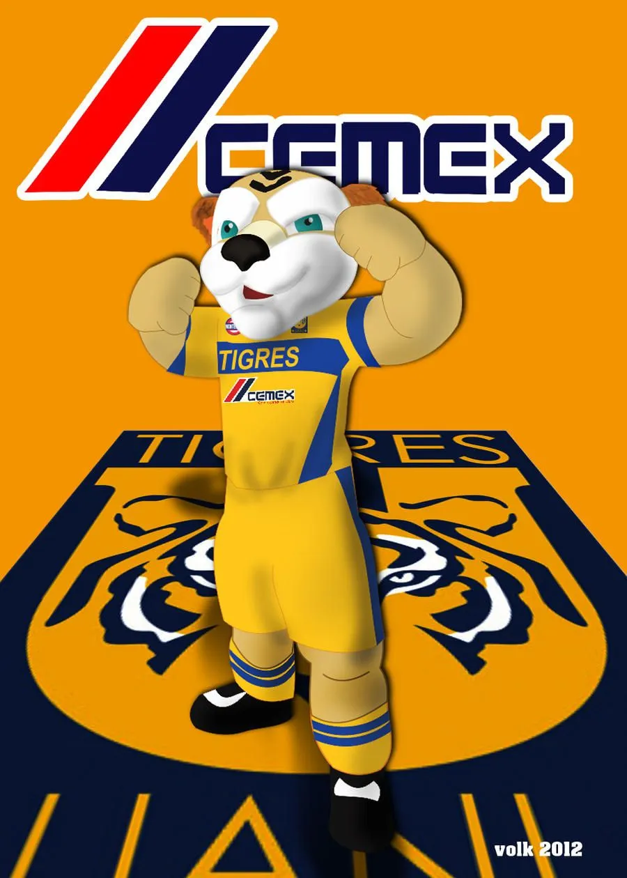 mascota tigres uanl by regioart2012 on DeviantArt