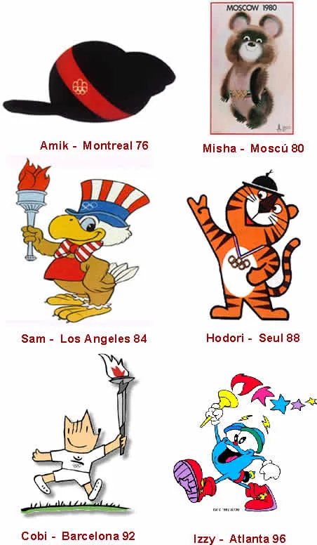 Mascotas de las Olimpiadas | Mascotas de los juegos olímpicos ... Mascotas de las Olimpiadas | Mascotas de los juegos olímpicos ...