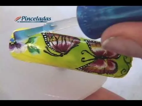 MASGLO Pinceladas - Auténticas obras de arte en tus uñas! - YouTube