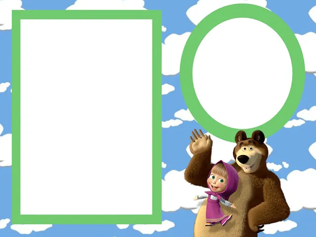 Masha y el Oso: Invitaciones para Imprimir Gratis. | Ideas y ... Masha y el Oso: Invitaciones para Imprimir Gratis. | Ideas y ...