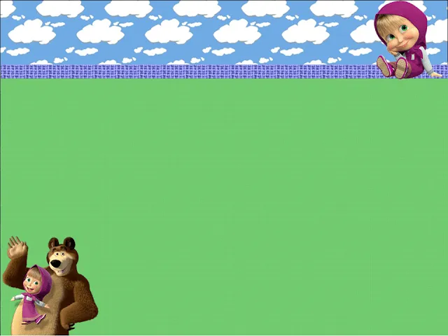 Masha y el Oso: Invitaciones para Imprimir Gratis. | Ideas y ... Masha y el Oso: Invitaciones para Imprimir Gratis. | Ideas y ...