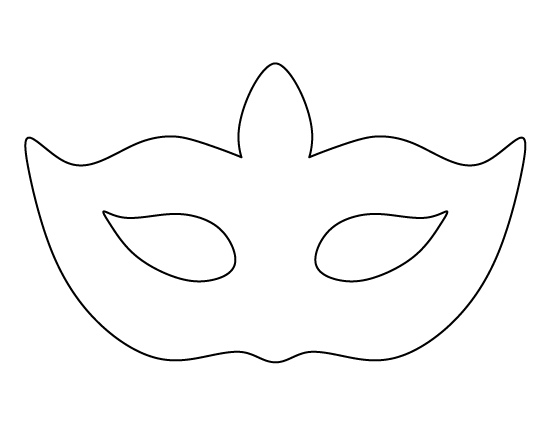 Masquerade mask pattern. Use the printable outline for crafts ... Masquerade mask pattern. Use the printable outline for crafts ...