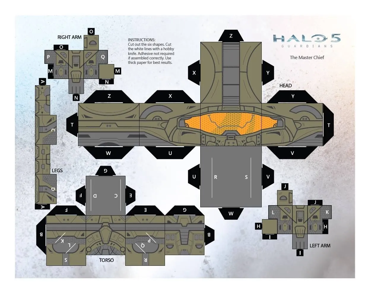 Master Chief cube | Juguetes de papel, Cubecraft, Muñecos de carton