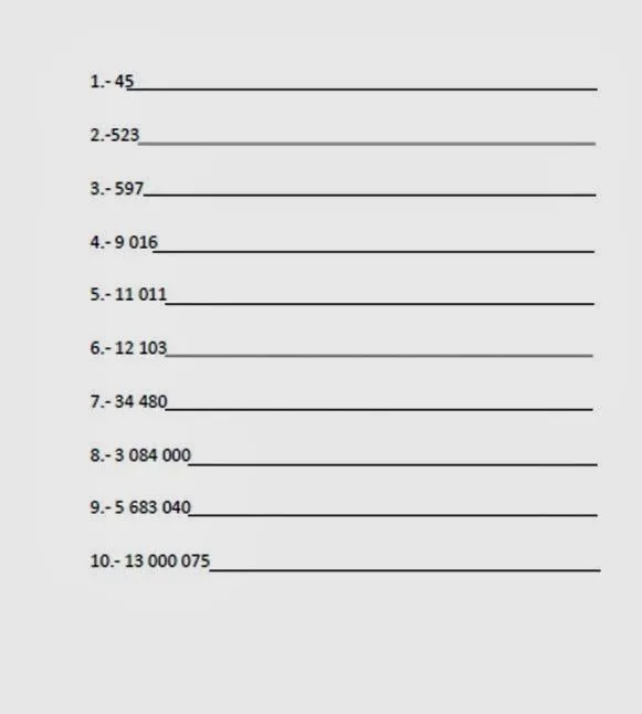MATEMÁTICAS IV (CÁLCULO): LECTURA Y ESCRITURA DE LOS NÚMEROS ... MATEMÁTICAS IV (CÁLCULO): LECTURA Y ESCRITURA DE LOS NÚMEROS ...