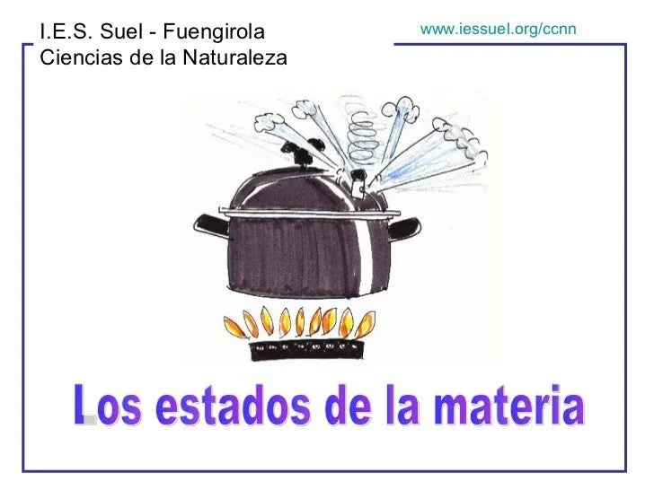 Los Estados De La Materia Ies Suel