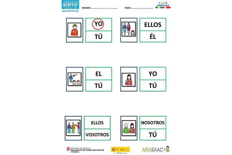 Material didáctico - Lengua - Enseñar lenguaje a niños discapacitados Material didáctico - Lengua - Enseñar lenguaje a niños discapacitados