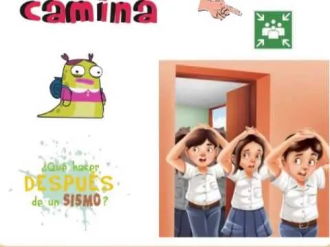 Material didáctico sobre prevención de sismos en la escuela - YouTube