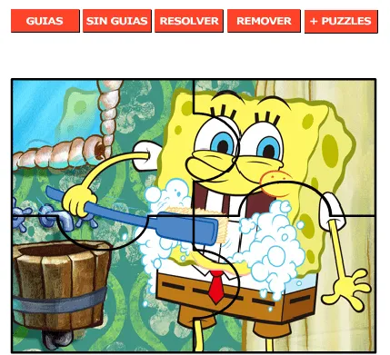 Material de Isaac para Educacion Especial: PUZZLE DE BOB ESPONJA ...