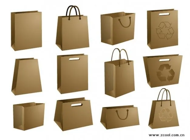 material de vectores en blanco bolsa de papel kraft | Descargar ... material de vectores en blanco bolsa de papel kraft | Descargar ...