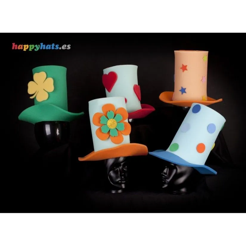 Materiales para la actividad de creación- Sombreros Locos – MAESTRA YITZI Materiales para la actividad de creación- Sombreros Locos – MAESTRA YITZI