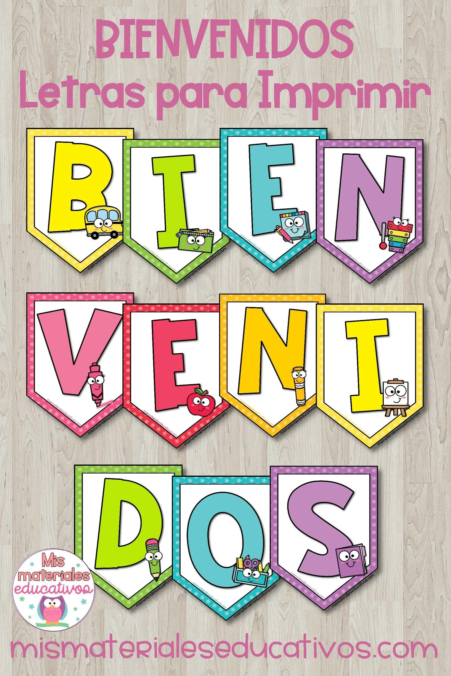Mis Materiales Educativos: Banderines de bienvenidos a clases para imprimir a colores por retorno a clases. Banners o carteles para decoración de aula. Mis Materiales Educativos: Banderines de bienvenidos a clases para imprimir a colores por retorno a clases. Banners o carteles para decoración de aula.