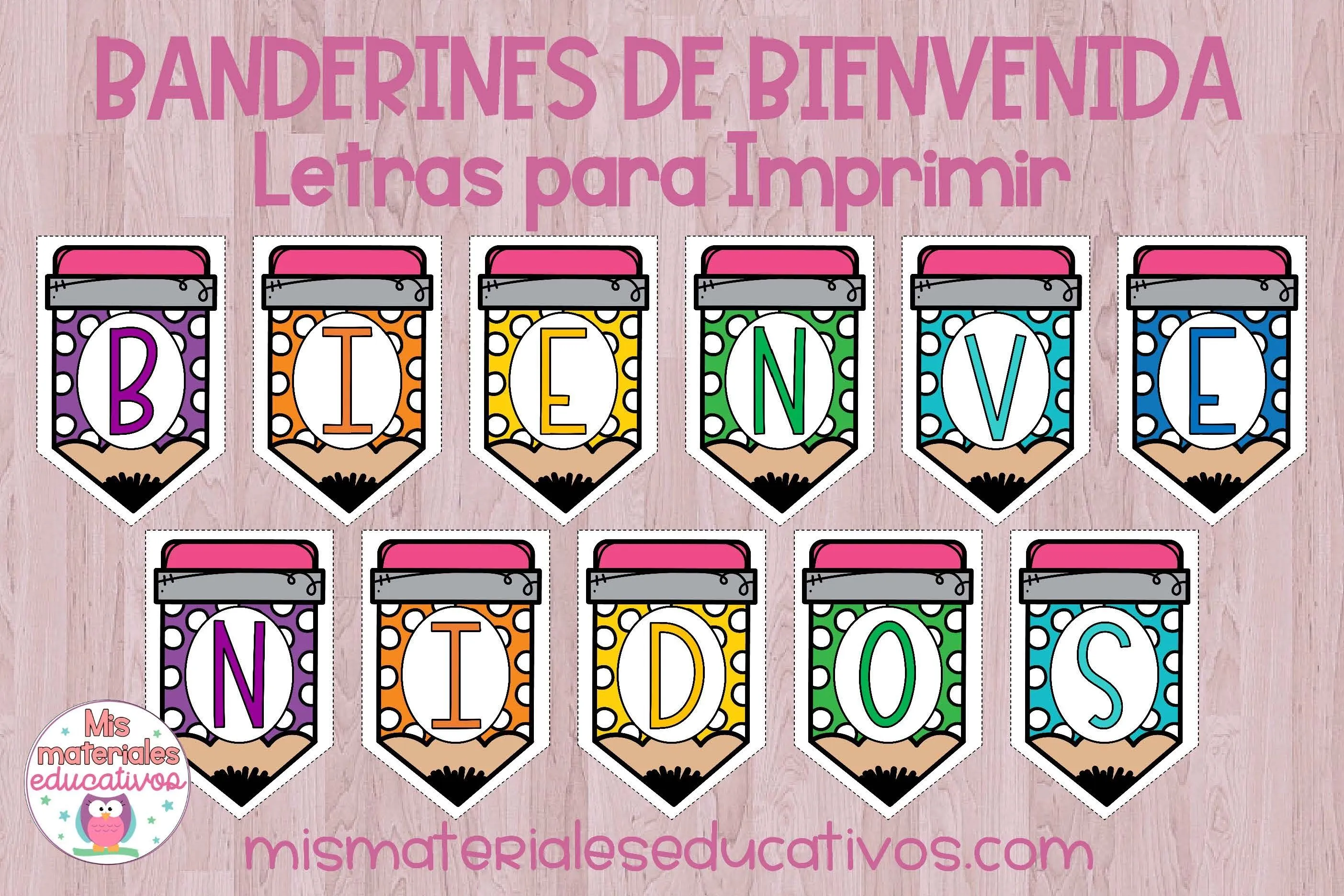 Mis Materiales Educativos: Banners de bienvenida para imprimir. Cartel con letras para imprimir a colores con bienvenidos. Mis Materiales Educativos: Banners de bienvenida para imprimir. Cartel con letras para imprimir a colores con bienvenidos.