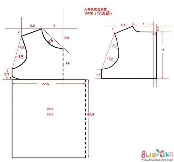 Materiales gráficos Gaby: Costura y molde para realizar vestido de ...