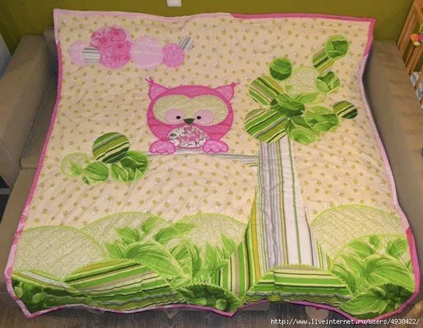 Materiales gráficos Gaby: Manta de bebé realizada con retazos de ... Materiales gráficos Gaby: Manta de bebé realizada con retazos de ...