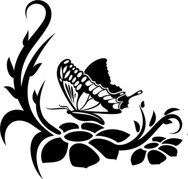 Materiales gráficos Gaby: Varias plantillas de mariposas para ...