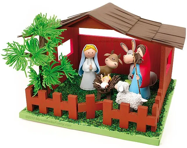 Mis manualidades y mucho mas: Pesebre Belen Mis manualidades y mucho mas: Pesebre Belen