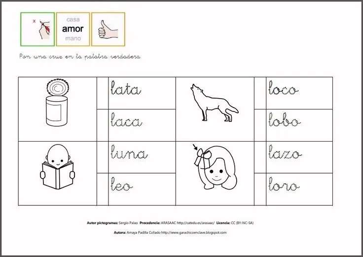 MATERIALES - Lectura comprensiva de palabras. Fichas para trabajar ... MATERIALES - Lectura comprensiva de palabras. Fichas para trabajar ...