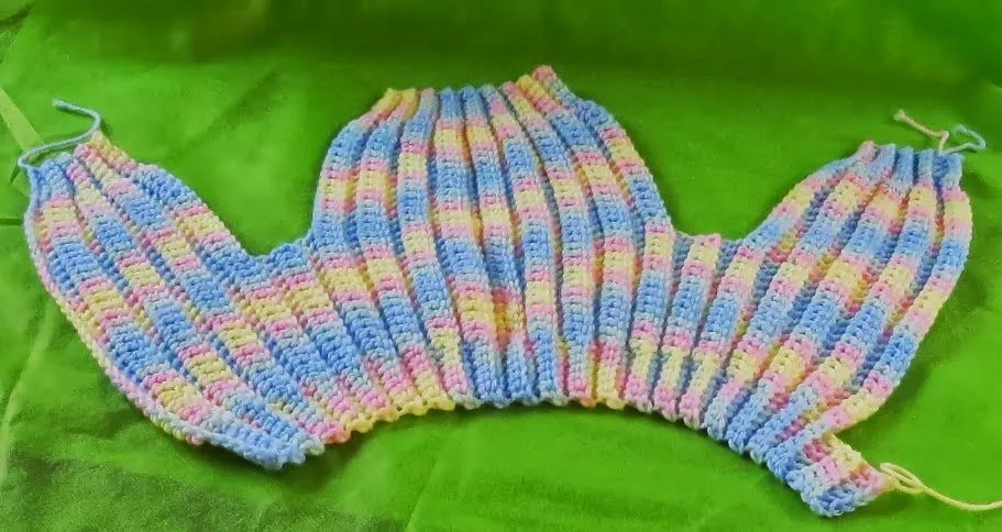 Entre Mates y Lazadas: Pantalon tejido con varetas al crochet