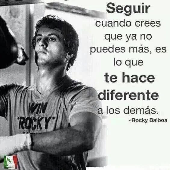Matias Javier Rubio: FRASE DE ROCKY BALBOA