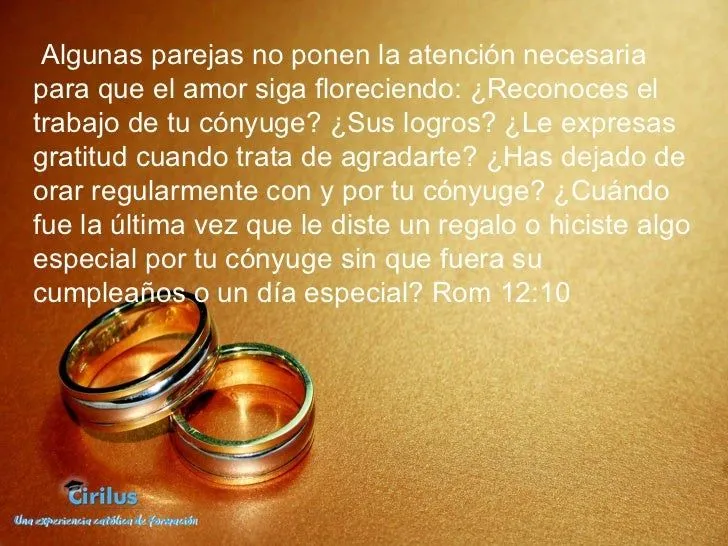 Matrimonios en crisis