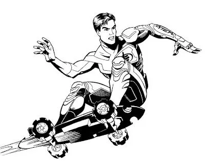 Dibujos para colorear de Max Steel - Imagui