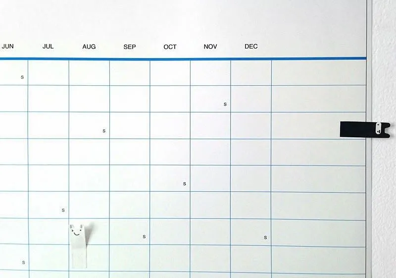 El maxi planificador anual 2014, un hermoso calendario de pared de ...