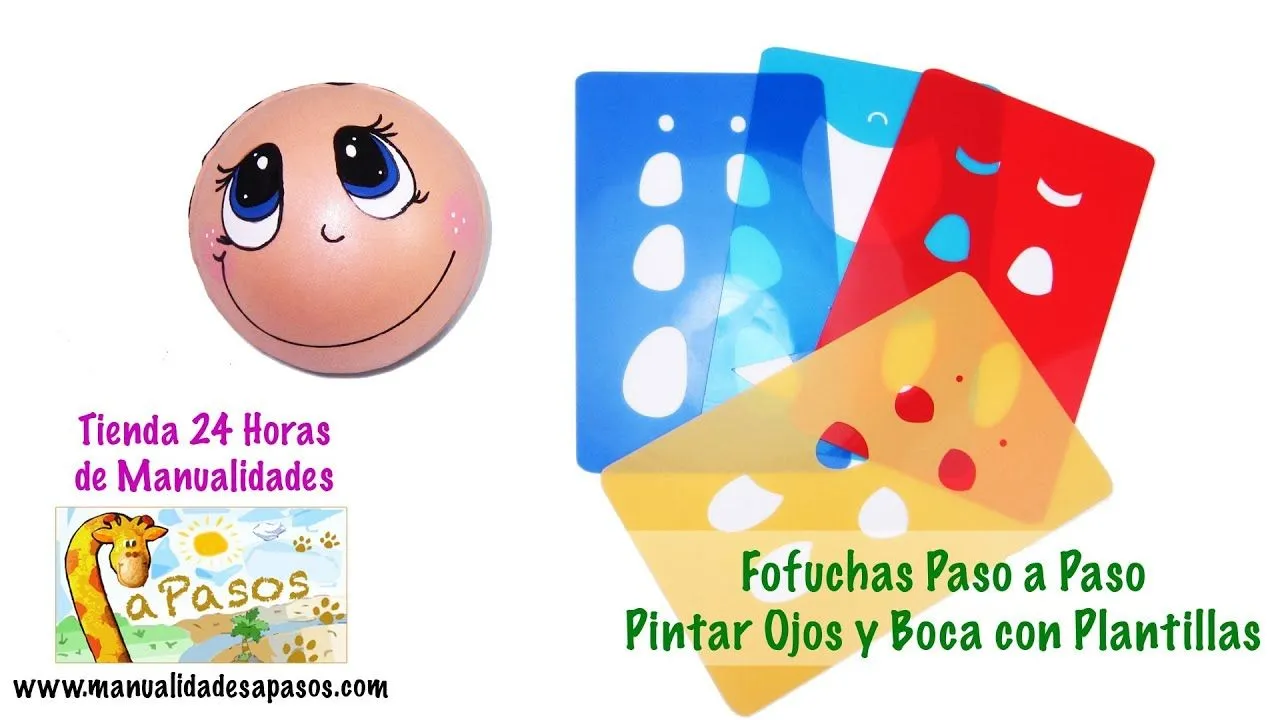 Fofuchas Paso a Paso. Pintar ojos y boca con plantilla - YouTube Fofuchas Paso a Paso. Pintar ojos y boca con plantilla - YouTube