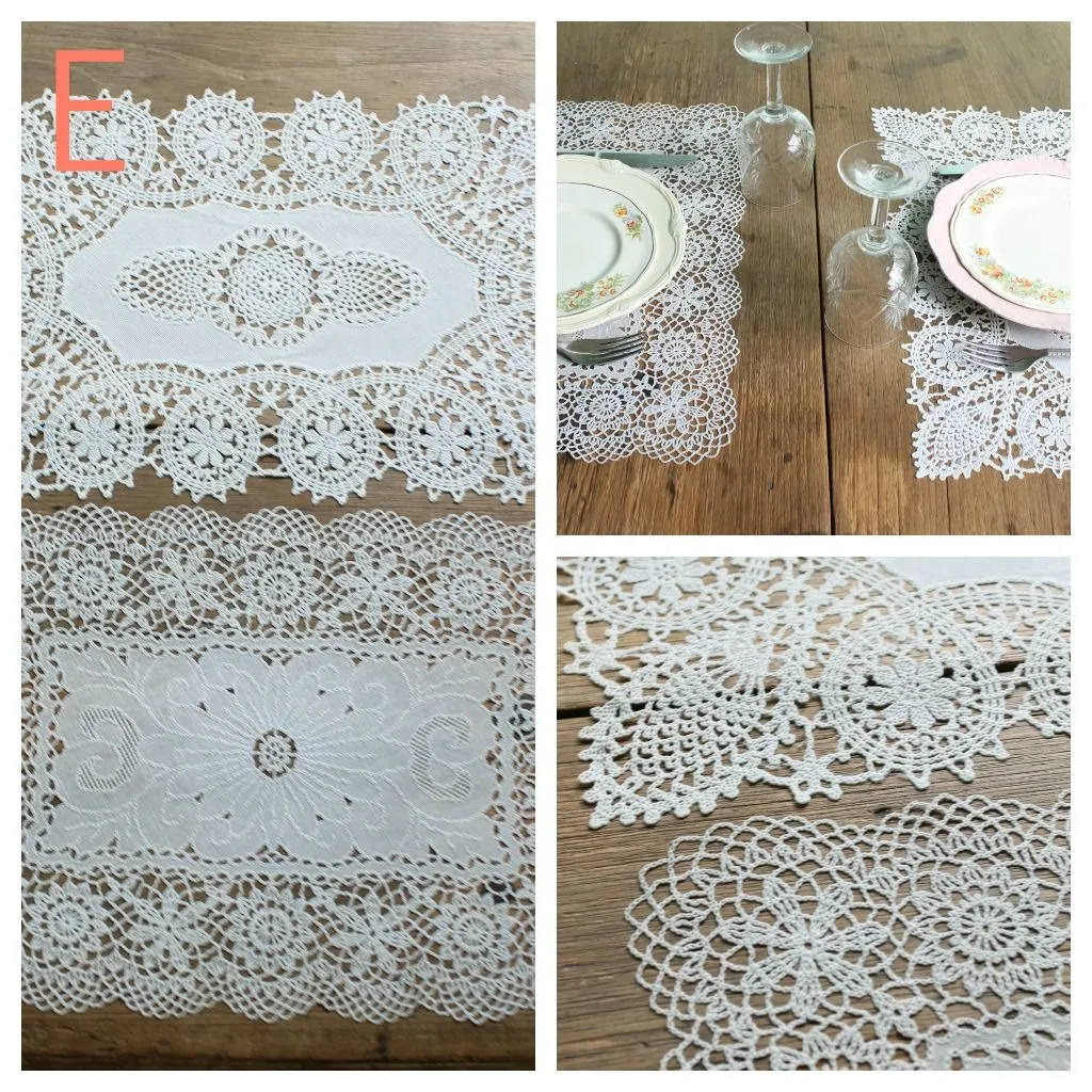 Individuales imitación crochet: Deco Marce Tienda