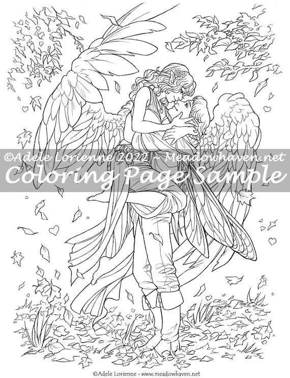 A Meadowhaven Fantasy Dibujo para colorear Descarga de San - Etsy México A Meadowhaven Fantasy Dibujo para colorear Descarga de San - Etsy México