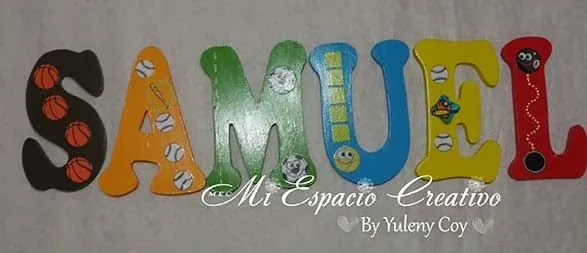 Mi Espacio Creativo: 457.- Nombre: Samuel